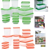 Jual Kotak Plastik Makanan Bumbu Kue IKEA PRUTA isi17 Cemilan Lebaran Natal Murah