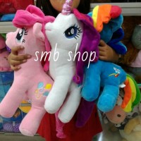 Jual Boneka Kuda Ponie Unicorn White L 35CM Murah