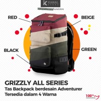 Jual Tas Ransel Backpack & Laptop Pria | RAYLEIGH GRIZZLY | Model Terbaru Murah