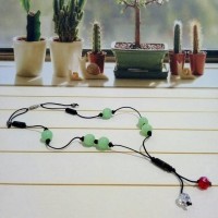 Jual Kalung Vintage Green Glass Beads Murah