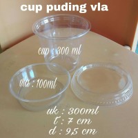 Jual cup puding fla 300ml murah Murah