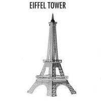 Jual Miniatur 3D logam tipis rakit sendiri model menara eiffel Murah