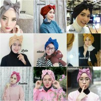 Jual Bow Turban / hijab / jilbab / turban instan / penutup kepala Murah