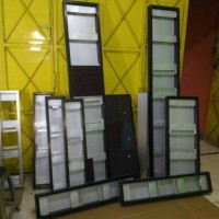 Jual Frame Aluminium Casing Box Kotak Tempat running Text panel P10 CUSTOM Murah