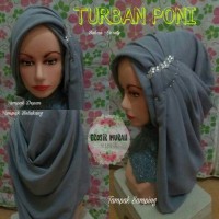 Jual Turban Pesta Mewah Ceruty / Turban Panjang Murah