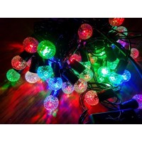 Jual LED BOLA KRISTAL 2 Warna Warni Lampu Hias Natal Dekorasi SHIGEN SG5100 Murah