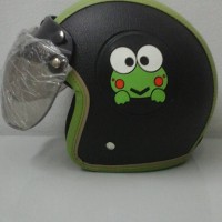 HELM BOGO ANAK KULIT #helmbogo#helmhalfface#vespa#scooter#indonesia