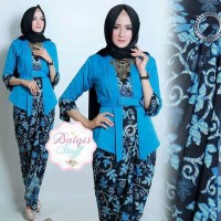 Jual Set kebaya Kutu Baru Kombinasi Blue Murah