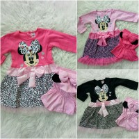 Jual Gamis minnie leopard baju bayi anak Murah