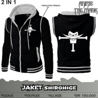 Jaket Anime Multifungsi 2 in 1 Jaket Anime Shirohige White Beard
