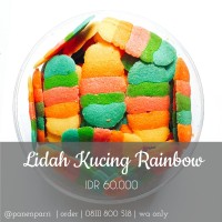 Jual Lidah kucing Rainbow / Kue Kering / Kue lebaran Murah