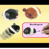 Jual Pet Toys Cute Hamster 8.5cm - Mainan Interaktif Untuk Kucing Murah