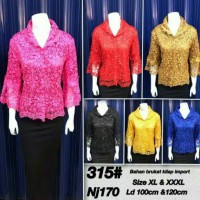 Jual blouse brokat / blouse brukat / atasan brukat / atasan brokat Murah