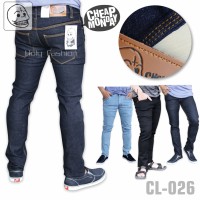 Jual Celana Jeans Slimfit Cheap Monday Biru Dongker Murah
