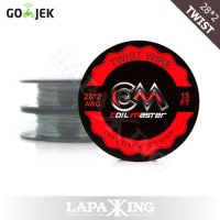 Jual Coil Master TWIST Wire 28*2 AWG 15ft - Authentic Vape Vapor Wire Murah