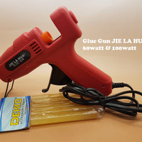 Jual Glue Gun JIE La HUA 60w & 100watt / Alat Lem Tembak Hot Melt GLUE GUN Murah