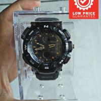 Jual Jam Tangan Pria Digitec Dualtime DG-2044T Hitam List Gold Original Murah