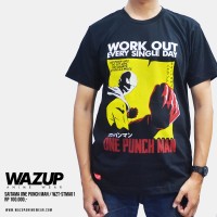Jual Kaos Anime One Punch Man Saitama Murah