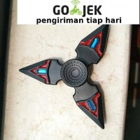Jual Fidget spinner hand spinner Ninja shuriken alumunium premium original Murah