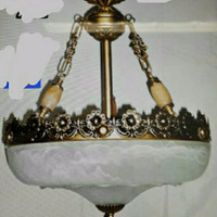 lampu gantung teras antik motif tradisional adat betawi unik bagus GAR