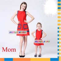 Jual Beli baju couple ibu dan anak perempuan Dewasa M L XL AGD2842