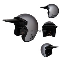 Helm Bogo JPN ARC Silver Doff With Pet Fino Panjang