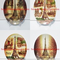 Jual SOUVENIR PRANCIS PIRING PAJANGAN GAMBAR MENARA EIFFEL Murah