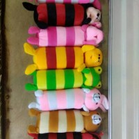 Jual boneka guling karakter baby anak keroppi mickey doraemon Murah