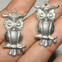 Jual Silver OWL Pendant | Liontin Burung Hantu Silver Murah