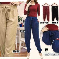 Jual JOGGER PANTS COTTON STRETCH FOR LADIES (celana jogger katun wanita) Murah