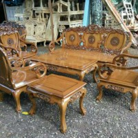 Set kursi tamu antiq ukir jati jepara