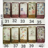 Jual Case Glitter Karakter Oppo A39 / Case Oppo A39 Glitter water Murah
