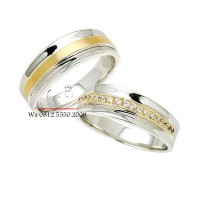 Jual Cincin Couple Emas, Palladium, Kawin, Nikah, Tunangan 277 Murah