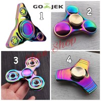 Jual Fidget spinner Titanium Rainbow Premium Murah