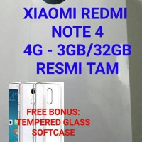 Jual XIAOMI REDMI NOTE 4 3GB/32GB (TAM) Murah