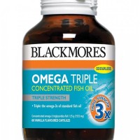Jual Blackmores Omega 3 TRIPLE Strength Fish Oil - Vanilla Flavour Murah
