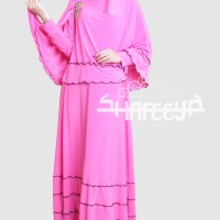 Shafeeya Syar'i Gamis New Najwas - Pink