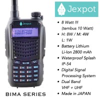 Jual Ht Jexpot (JAPAN + 8 Watt) Bukan Ht Alinco, Baofeng, Icom, Pxton, Vev Murah