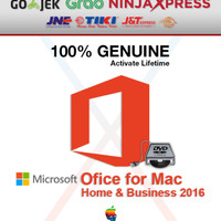 Jual Microsoft Office 2016 For Mac Home & Business Original - DVD Murah