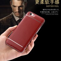HARDCASE BACK COVER ALUMINIUM METAL LEATHER VINTAGE VIVO V5, V5 PLUS