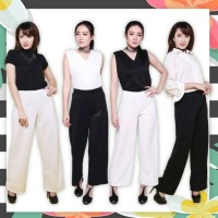 Jual LONG CULOTTES - celana bahan kerja panjang celaba kulot wanita murah Murah