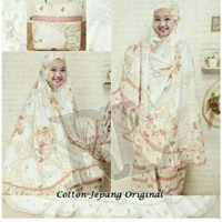 Jual Mukena anak Kirana untuk usia 5 - 7 tahun bahan Katun Jepang adem Murah