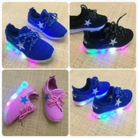 Jual Star Shoes LED Tali / Sepatu LED / Sepatu Lampu / Sepatu Anak Murah