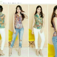 Jual Baju Atasan Blouse Wanita S263 Murah
