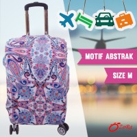 Jual sarung koper size Medium elastis melar pelindung koper luggage cover . Murah