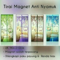 Jual Tirai Pintu Magnet Solusi pencegah serangga masuk Murah