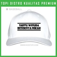 Topi Wisuda 02 Trucker Baseball Snapback DDD11 Distro