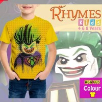 Jual Kaos Tshirt Anak Superhero Joker Lego Murah Murah
