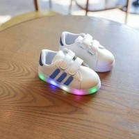 Sz 26-30 BLUE Sepatu Adidas Fashion Led Premium