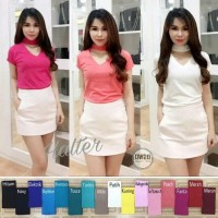 Jual HALTER TOP/ATASAN WANITA/KAOS POLOS WANITA/BAJU WANITA/KAOS ADEM Murah